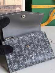 Uubags | Goyard Saint-Gabriel wallet in grey 12x2.5x9.3cm - 6