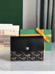 Uubags | Goyard Saint-Gabriel wallet in black 12x2.5x9.3cm - 1