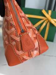 Uubags | Goyard Vendôme cosmetic pouch in orange 13.5x7x18cm - 5