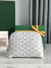 Uubags | Goyard Vendôme cosmetic pouch in grey 13.5x7x18cm - 1