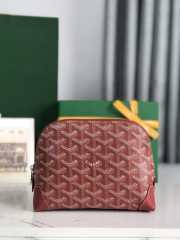 Uubags | Goyard Vendôme cosmetic pouch in red 13.5x7x18cm - 1