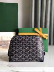 Uubags | Goyard Vendôme cosmetic pouch in black 13.5x7x18cm - 1