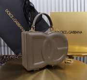 Uubags | Dolce & Gabbana Logo Box bag in grey 20x15x6.5cm - 5