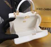 Uubags | Dolce & Gabbana Logo Box bag in white 20x15x6.5cm - 6