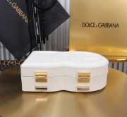 Uubags | Dolce & Gabbana Logo Box bag in white 20x15x6.5cm - 5