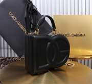 Uubags | Dolce & Gabbana Logo Box bag in black 20x15x6.5cm - 6