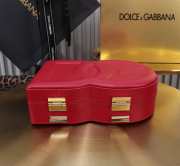 Uubags | Dolce & Gabbana Logo Box bag in red 20x15x6.5cm - 5