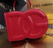 Uubags | Dolce & Gabbana Logo Box bag in red 20x15x6.5cm - 2