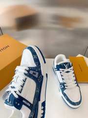 Uubags | Louis Vuitton 1A9JG9 LV Trainer Sneaker In Blue - 6