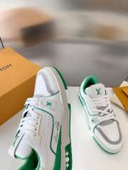 Uubags | Louis Vuitton 1ABFBE LV Trainer Sneaker In Green - 4