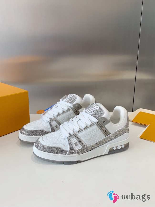 Uubags | Louis Vuitton 1ACVXV LV Trainer Sneaker In Grey - 1