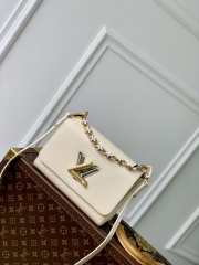 Uubags | Louis Vuitton M24042 Twist PM Bag In Cream 19x15x9cm - 1