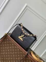 Uubags | Louis Vuitton M24042 Twist PM Bag In Black 19x15x9cm - 1