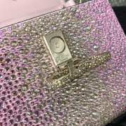 Uubags | Valentino Garavani Vsling Pink Handbag With Rhinestones 19x13x9cm - 2