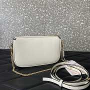 Uubags | Valentino Vlogo Signature Mini Leather Crossbody In White 20.5x10.5x5cm - 4