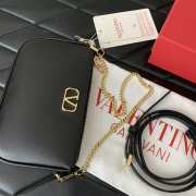 Uubags | Valentino Vlogo Signature Mini Leather Crossbody In Black 20.5x10.5x5cm - 5