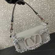 Uubags | Valentino Garavani Locò embroidered bag with Swarovski crystals 20x11x5cm - 6