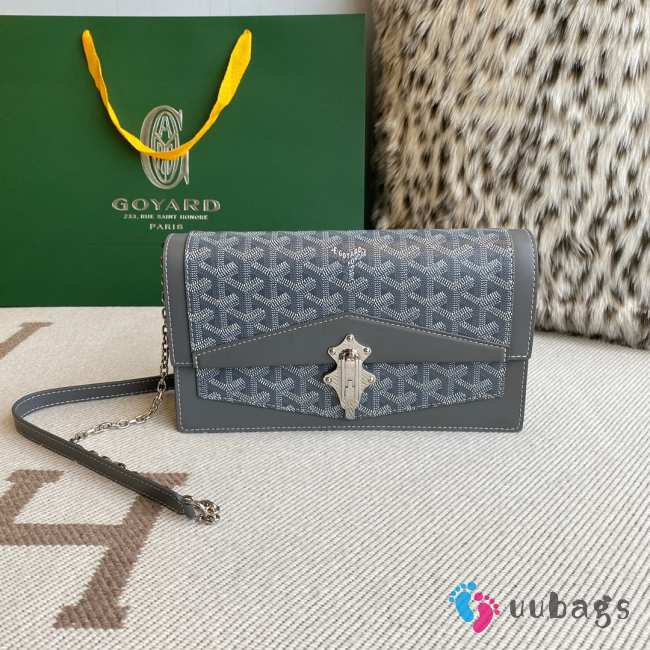 Uubags | Goyard Duchess Marie-Caroline bag in grey 15x6.5x25cm - 1