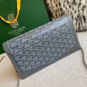 Uubags | Goyard Duchess Marie-Caroline bag in grey 15x6.5x25cm - 5