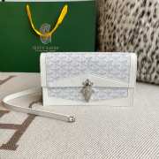 Uubags | Goyard Duchess Marie-Caroline bag in white 15x6.5x25cm - 1