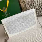 Uubags | Goyard Duchess Marie-Caroline bag in white 15x6.5x25cm - 4