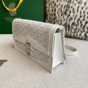 Uubags | Goyard Duchess Marie-Caroline bag in white 15x6.5x25cm - 3