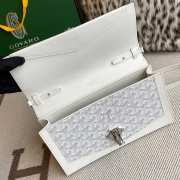 Uubags | Goyard Duchess Marie-Caroline bag in white 15x6.5x25cm - 2