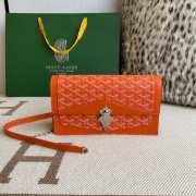 Uubags | Goyard Duchess Marie-Caroline bag in orange 15x6.5x25cm - 1