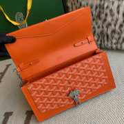 Uubags | Goyard Duchess Marie-Caroline bag in orange 15x6.5x25cm - 6