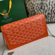 Uubags | Goyard Duchess Marie-Caroline bag in orange 15x6.5x25cm - 2