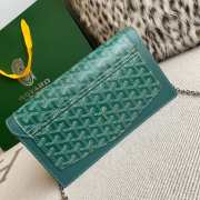 Uubags | Goyard Duchess Marie-Caroline bag in green 15x6.5x25cm - 3