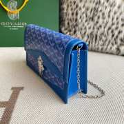 Uubags | Goyard Duchess Marie-Caroline bag in blue 15x6.5x25cm - 2