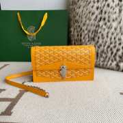 Uubags | Goyard Duchess Marie-Caroline bag in yellow 15x6.5x25cm - 1