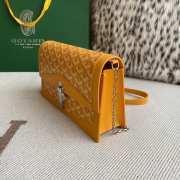 Uubags | Goyard Duchess Marie-Caroline bag in yellow 15x6.5x25cm - 6