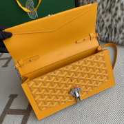 Uubags | Goyard Duchess Marie-Caroline bag in yellow 15x6.5x25cm - 4