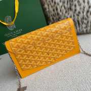 Uubags | Goyard Duchess Marie-Caroline bag in yellow 15x6.5x25cm - 3