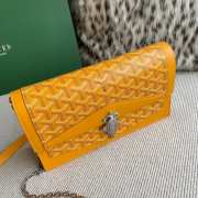 Uubags | Goyard Duchess Marie-Caroline bag in yellow 15x6.5x25cm - 2