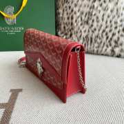 Uubags | Goyard Duchess Marie-Caroline bag in red 15x6.5x25cm - 5