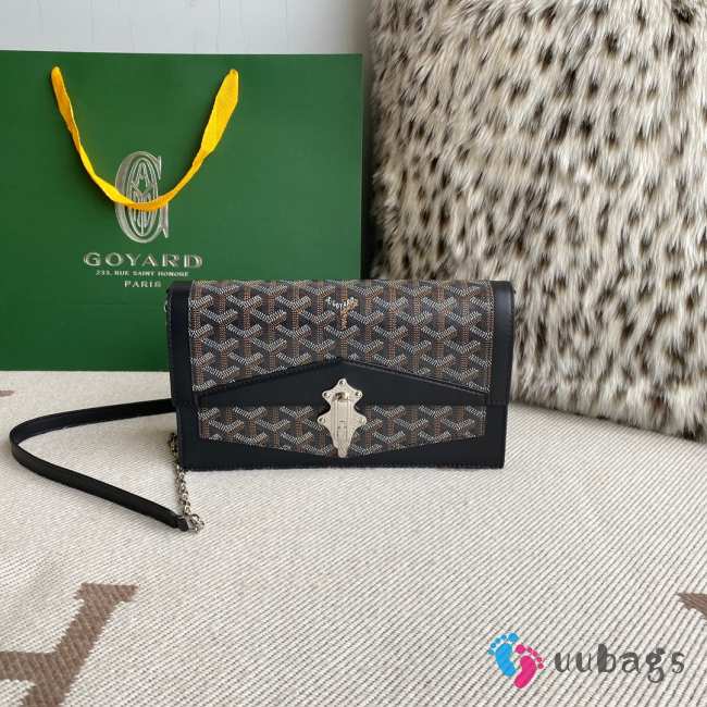 Uubags | Goyard Duchess Marie-Caroline bag in black 15x6.5x25cm - 1