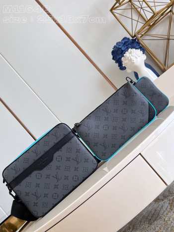 Uubags | Louis Vuitton M11648 Trio Messenger In Turquoise 25x18.5x7cm