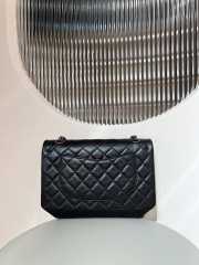 Uubags | Chanel 2.55 Handbag Aged Calfskin & Silver-Tone Metal Black 16x24x7.5cm - 4