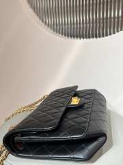 Uubags | Chanel 2.55 Handbag Aged Calfskin & Gold-Tone Metal Black 16x24x7.5cm - 4