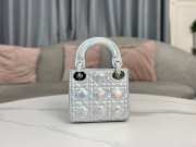 Uubags | Lady Dior Micro Silver My ABCDior Bag 12x10x5cm - 5