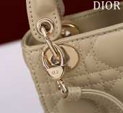 Uubags | Lady Dior Micro Sand Lambskin Leather Bag 12x10x5cm - 2