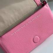 Uubags | Marc Jacobs the leather mini bag in pink 20x5x12cm - 3