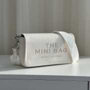 Uubags | Marc Jacobs the leather mini bag in white 20x5x12cm - 1