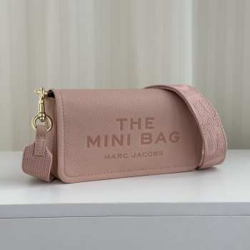 Uubags | Marc Jacobs the leather mini bag in rose 20x5x12cm