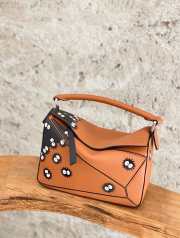 Uubags | Loewe Susuwatari Mini Puzzle Bag in Brown 24x10x14cm - 6