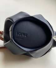 Uubags | Loewe Calfskin Mini Sailor Elephant Bag Deep Blue 19x15x10cm - 3