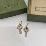 Uubags | Gucci Earrings Crystal Marmont GG Gold - 6